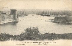 CPA Marseille l'Entree du Port 