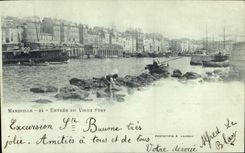 CPA Marseille Entree du Vieux Port 
