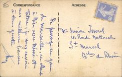 CPA Marseille L'Hotel de Ville 