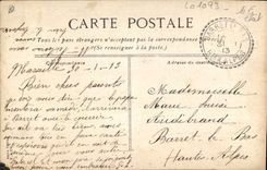 CPA Marseille L'Hotel de Ville 