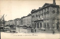 CPA Marseille le Quai du Port et la Mairie 