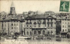 CPA Marseille La Mairie et le Clocher des Accoules 
