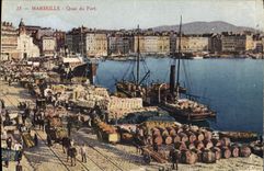CPA Marseille Quai du Port 