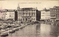 CPA Marseille l'hotel de Ville 
