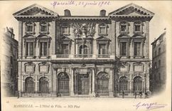 CPA Marseille l'Hotel de Ville 