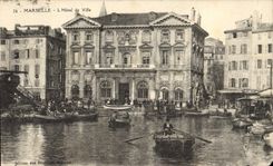 CPA Marseille l'hotel de Ville 