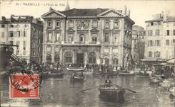 CPA Marseille l'hotel de Ville 