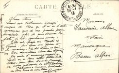 CPA Marseille l'hotel de Ville 