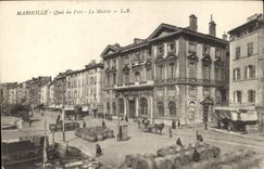 CPA Marseille Quai du Port la Mairie 