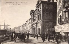 CPA Marseille Quai du Vieux Port et la Mairie 