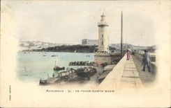 CPA Marseille le Phare Sainte Marie 