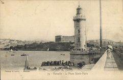 CPA Marseille le Phare Sainte Marie 