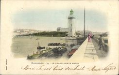 CPA Marseille le Phare Sainte Marie 