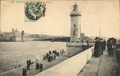 CPA Marseille le Phare Ste Marie 