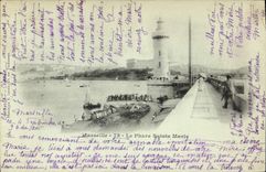 CPA Marseille le Phare Sainte Marie 