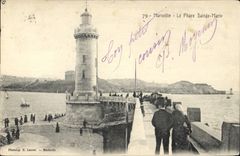 CPA Marseille le Phare Sainte Marie 