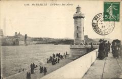 CPA Marseille le Phare Ste Marie 