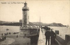CPA Marseille le Phare Sainte Marie 