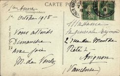 CPA Marseille le Phare Sainte Marie et entree du vieux Port 