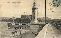 CPA Marseille le Phare Ste Marie 