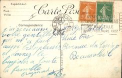 CPA Marseille Devant le Phare Sainte Marie 