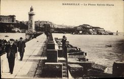 CPA Marseille le Phare Sainte Marie 