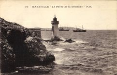 CPA Marseille le Phare de la Desirade 