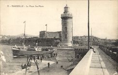 CPA Marseille le Phare Ste Marie 