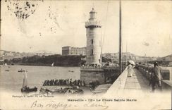 CPA Marseille le Phare Sainte Marie 