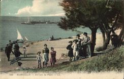 CPA Marseille Un Coin du Phare 