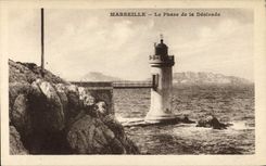CPA Marseille le Phare de la Desirade 