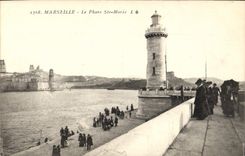 CPA Marseille le Phare Ste Marie 