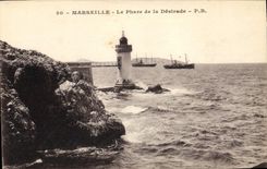 CPA Marseille le Phare de la Desirade 