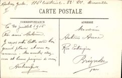 CPA Marseille le Phare de la Desirade depart d'un Courrier de Chine 