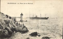 CPA Marseille le Phare de la Desirade 