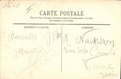 CPA Marseille la Jetee et le Phare Sainte Marie 