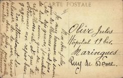 CPA Marseille Courrier sortant de la Joliette 