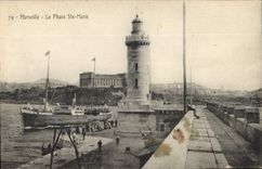 CPA Marseille le Phare Ste Marie 