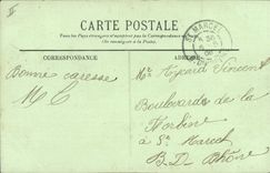 CPA Marseille La Jetee et le Phare Sainte Marie 