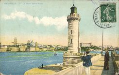 CPA Marseille Le Phare Sainte Marie 