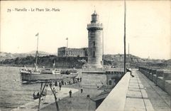 CPA Marseille Le Phare Ste Marie 