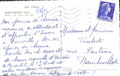 CPA Cote d'Azur Saint Tropez Var La Place des Lys