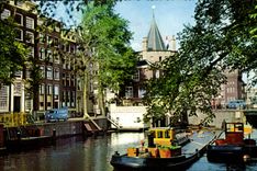 CPA Vieil Amsterdam Geldersekade avec Schreierstoren 