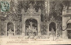 CPA Nancy Place Stanislas Grilles en fer forge de Jean Lamour Fontaine de Neptune 