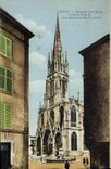 CPA Nancy Basilique Saint Epvre et Statue Rene II Vue prise de la Rue Trouillet 
