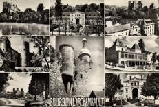 CPA Bourbon L'Archambault L'Etang L'Etablissement Thermal Le Chateau Tour Qui Qu'en Grogne le Casino