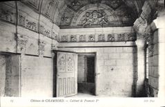 CPA Chateau de Chambord Cabinet de Francois I 
