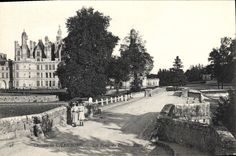 CPA Chateau de Chambord Les Ponts du Cosson 