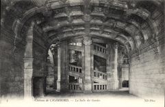 CPA Chateau de Chambord La Salle des Gardes 