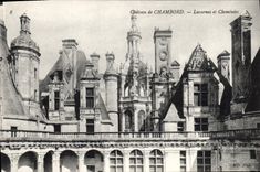 CPA Chateau de Chambord Lucarnes et Chemines 